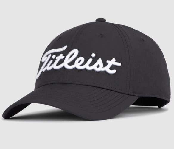 Titleist Players Breezer 2022 Hat (Black/White, Adjustable) Golf Cap NEW
