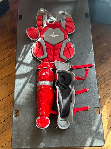 New All-Star Advanced Series CKADV912 Catcher's CP + LG Combo Scarlet