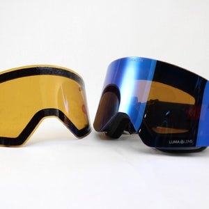 Dragon R1 OTG Ski and Snowboard Goggles Shimmer Blue, Blue Ion Lumalens New