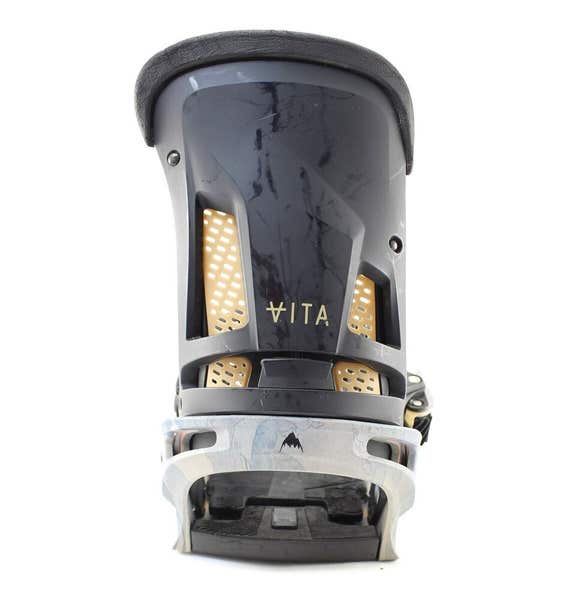 Burton Malavita Snowboard Bindings Medium Dark Grey/Print