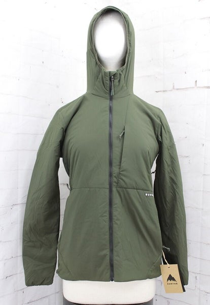 Burton Multipath Hooded Insulated Jacket, Women's Small, Forest Night Green New