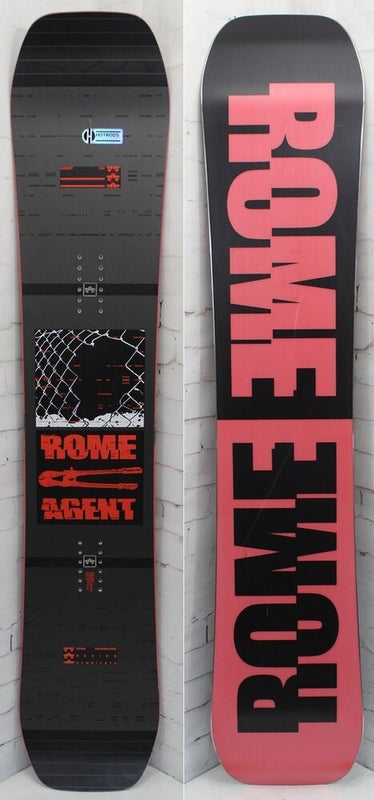 Rome SDS Agent Men's Snowboard, Size 154 cm True Twin, 2023 - 72630