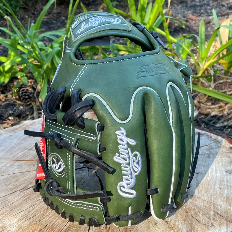 Rawlings RCS175NG 11.75 Neon Green Custom Series Baseball Glove New w/  Tags! 