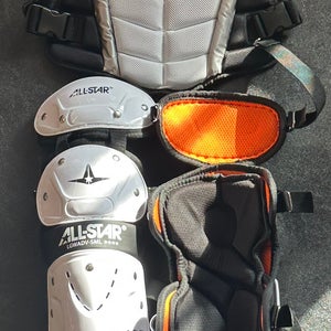 New All-Star CKW-ADV-S Catcher's CP + LG Combo
