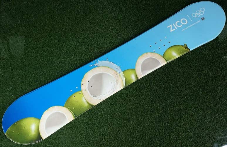 ZICO OFFICIAL COCONUT WATER USA OLYMPICS DESIGN 157CM SNOWBOARD!