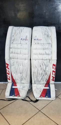 Used 36" CCM Extreme Flex 400 Goalie Leg Pads