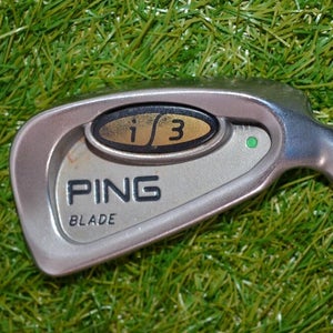 Ping	i3 Blade Green Dot	3 Iron	RH	39.5"	Graphite	Stiff	New Grip