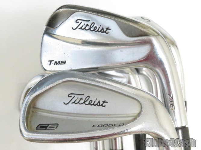 Titleist 716 T-MB/CB Forged Combo Irons Dynamic Gold S300 Stiff 4-P  +1/2" TALL
