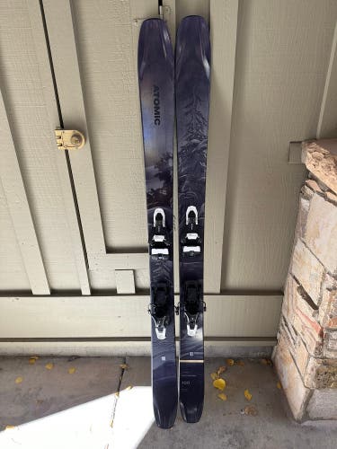 2021 Like New atomic Bent 100 164 cm Skis With Atomic shift 10, Din 10, Bindings