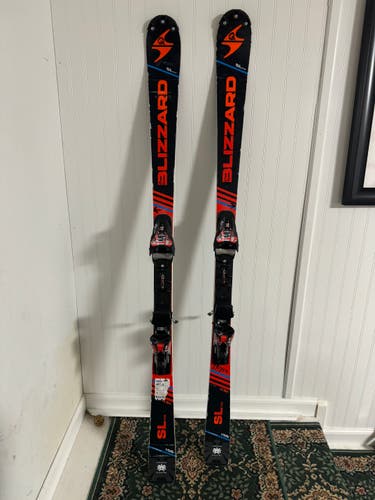 Used Blizzard  156 cm Racing SL FIS Skis With Bindings