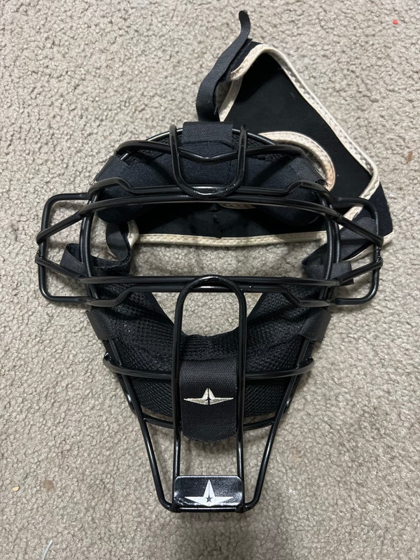 Pro ☑ Mark Baseball/Softball Catchers/Umpires Face Mask FMM10L Black *USED*