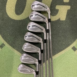 Tour Edge E721 Irons Set 6-PW, AW, SW True Temper XP 85 Stiff Flex Steel MRH