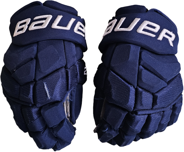 Used Bauer Supreme 2S Pro Gloves 13" Pro Stock Navy Blue