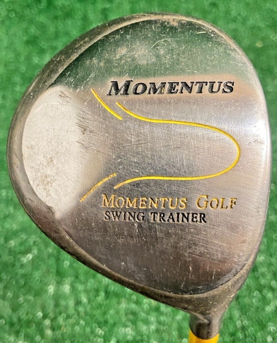 Momentus Golf Swing Trainer 44 Oz Weighted Driver Practice Grip RH 40.5" Yellow