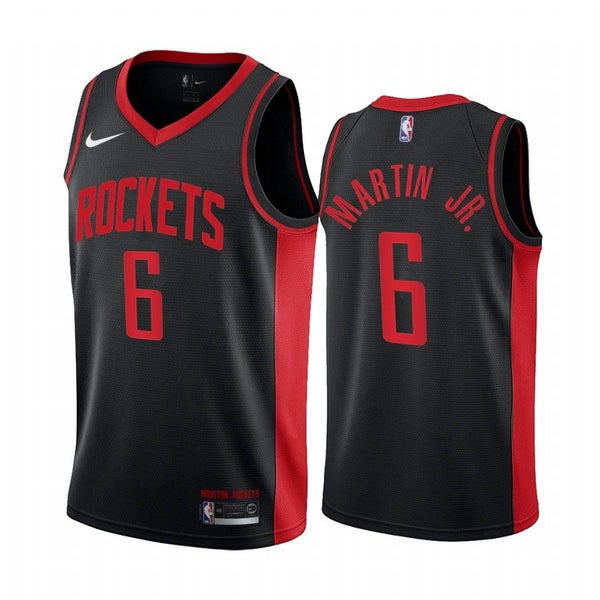 Houston Rockets Kenyon Martin Jr. Black Jersey