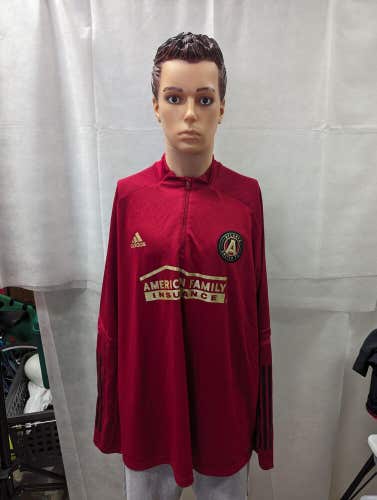 Atlanta United Adidas 1/4 Zip Pullover Jacket 3XL MLS