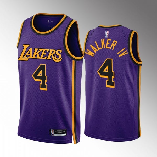 Los Angeles Lakers Lonnie Walker IV 2022-23 Purple Jersey