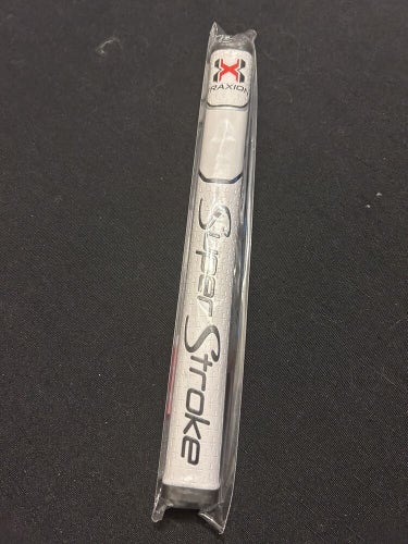 SuperStroke Traxion SS2R™ Squared Golf Putter Grip, White/Red/Gray (SS2R™)
