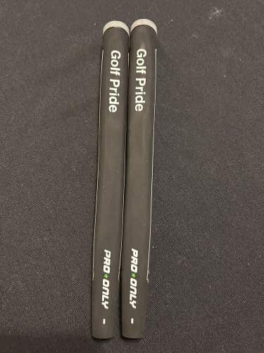 2 NEW Golf Pride Pro Only GREEN Star Pistol Putter Grip 88CC