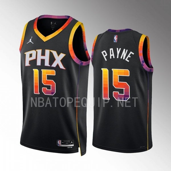 Phoenix Suns Cameron Payne 15 Black 2022-23 Statement Edition Men Jersey -  Bluefink