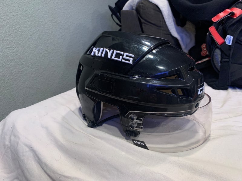 Ccm pro stock la kings helmet Size: Large