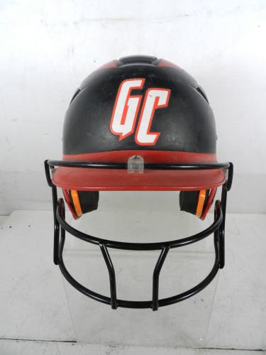 Schutt GC Black & Red Baseball Softball Batting Helmet Size Medium