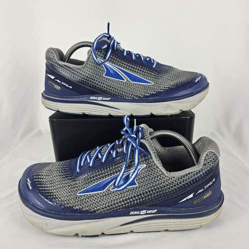 Altra Torin 3.0 Men Size 9 Blue Grey Running Shoes Zero Drop AFM1737F-3