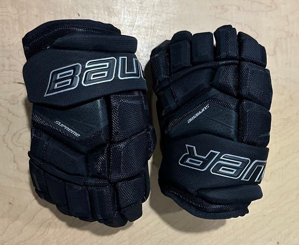 NEW Bauer 13"  Supreme Ultrasonic Hockey Gloves Black