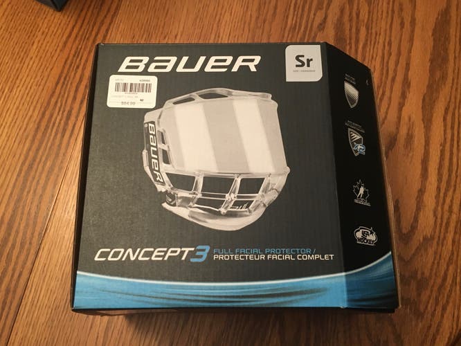 New Senior Bauer Concept 3 Full Shield