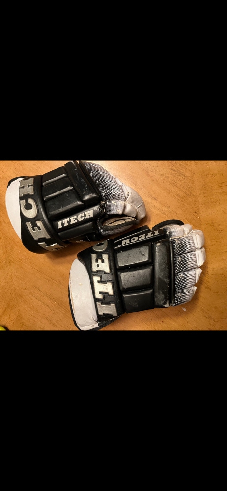Itech hockey gloves old school