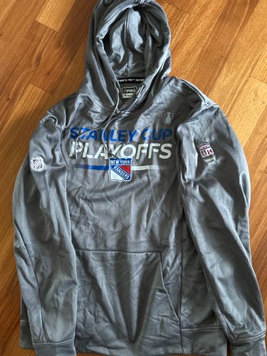 Tyler Motte 14 New York Rangers Team Player Issued Fanatics Authentic Pro Hoodie Large
