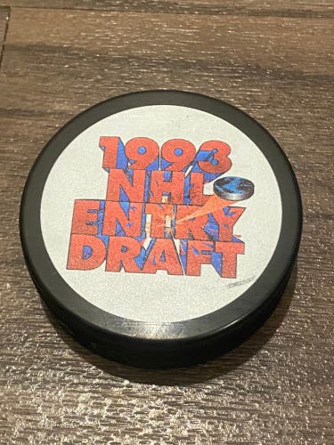 1993 NHL Entry Draft Hockey Puck New