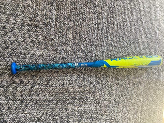 Hot & Rare Used 2018 Rawlings Composite Quatro Bat (-10) 29" Glow Stick USA Bat