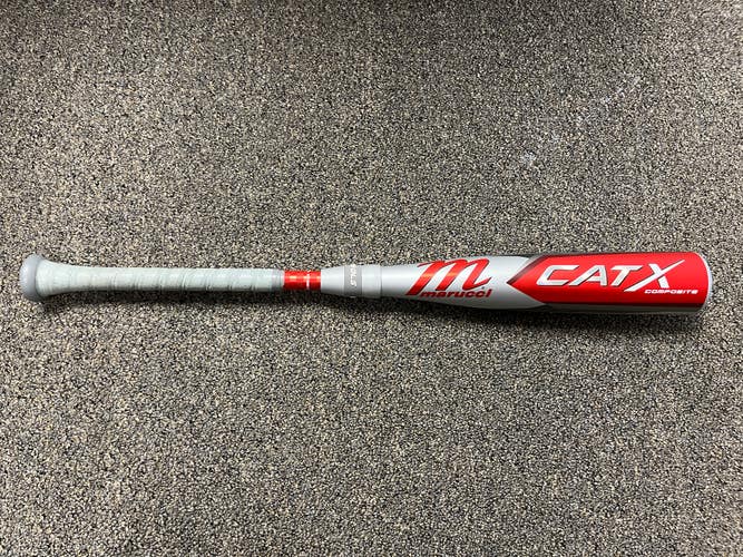 Used USSSA Certified 2023 Marucci Composite CAT X Composite Bat (-10) 18 oz 28"