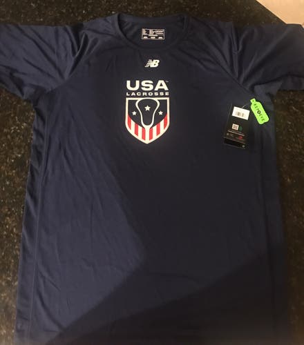 New Balance Team USA Lacrosse Shooter Shirt