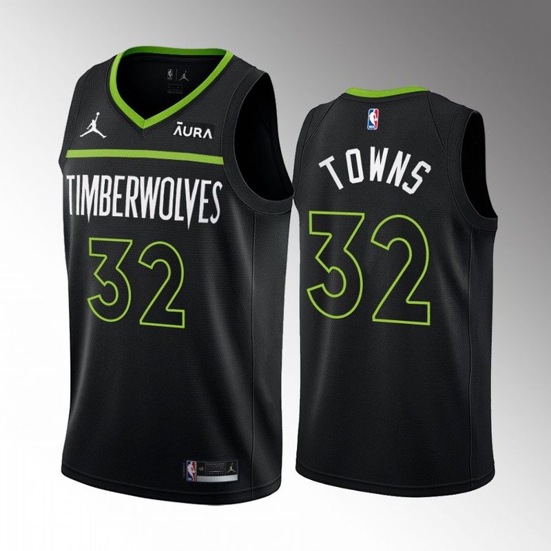Karl-Anthony Towns Minnesota Timberwolves City Edition Nike Dri-FIT NBA  Swingman Jersey.