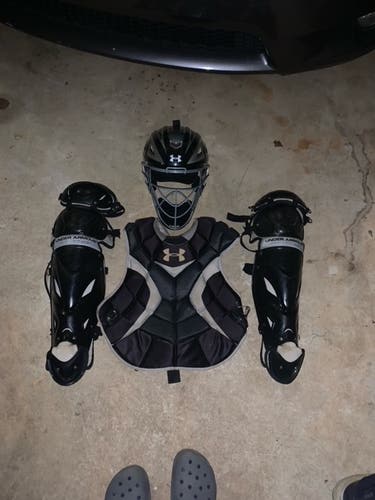 Used Under Armour Catcher's Set - adult