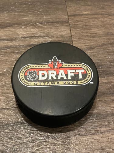 2008 NHL Entry Draft Ottawa Hockey Puck New
