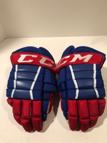 Used CCM HG97 Gloves 14" Pro Stock ULowell