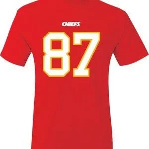 Women's Nike Travis Kelce Red Kansas City Chiefs Super Bowl LVII Patch Game  Jersey