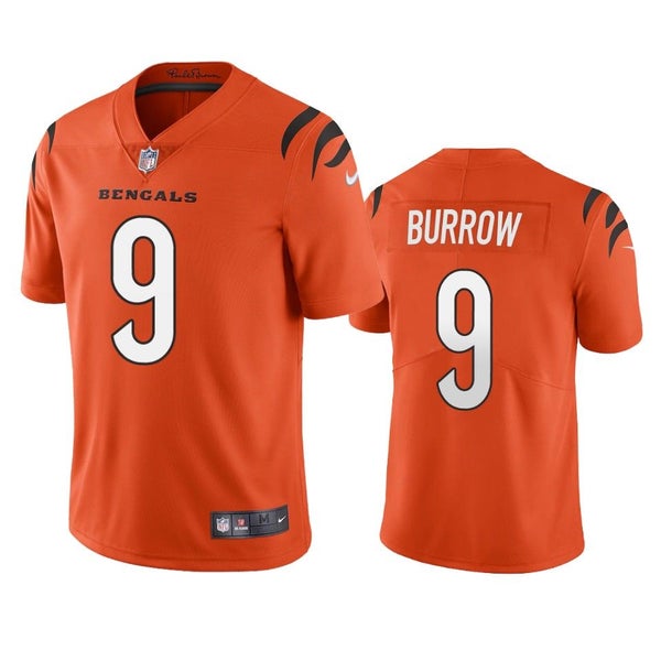 Joe Burrow Autograph Jersey Cincinnati Bengals Orange Limited