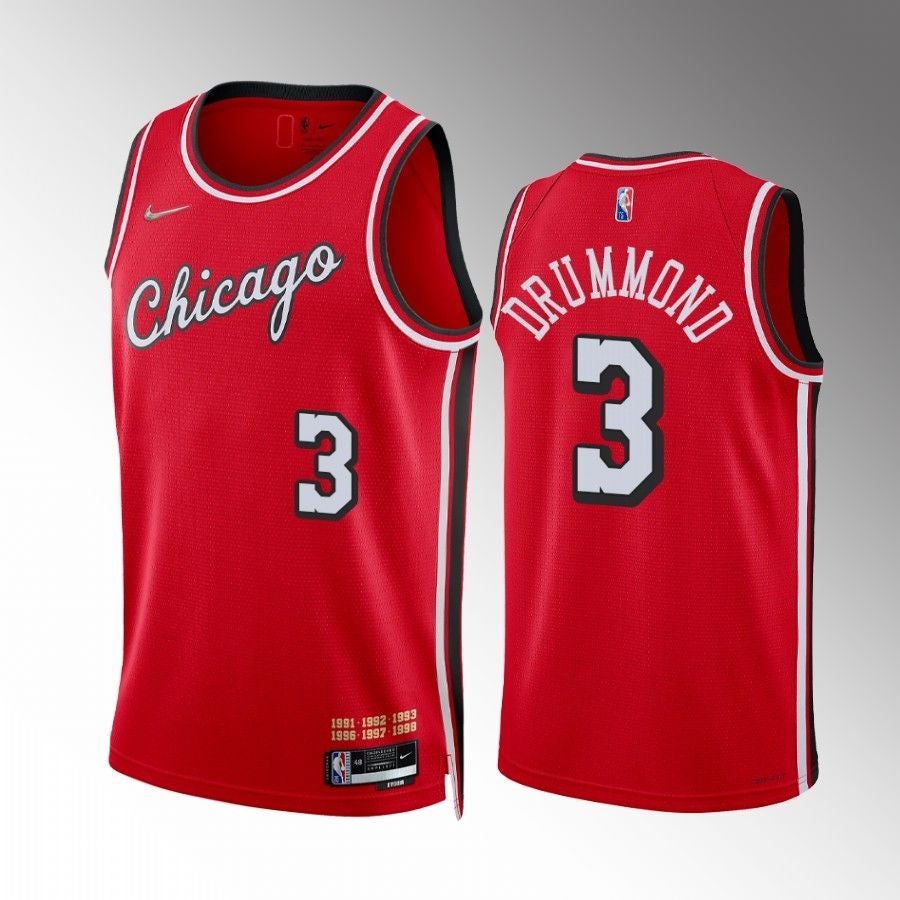 Chicago Bulls Ayo Dosunmu Red 75th Anniversary City Jersey