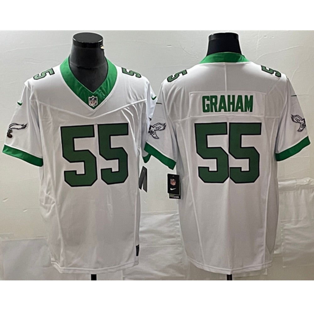 Men's Nike A.J. Brown White Philadelphia Eagles Vapor F.U.S.E. Limited Jersey Size: 3XL