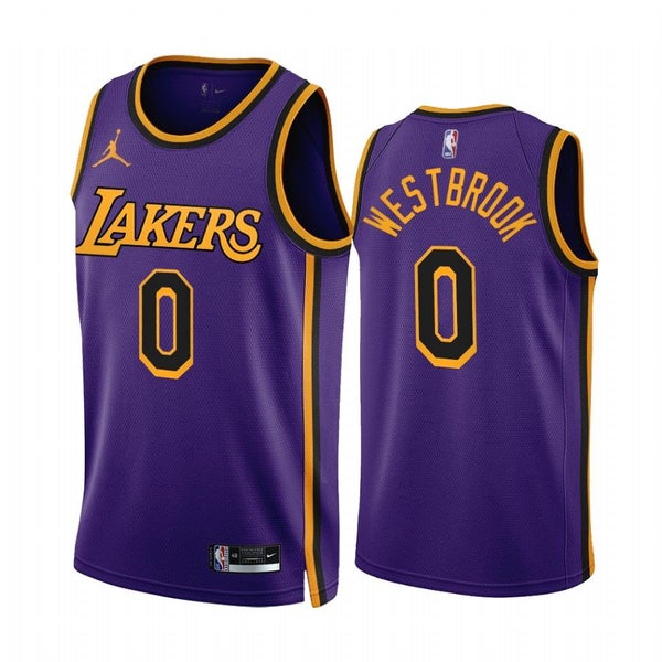Los Angeles Lakers Russell Westbrook 2022-23 Purple Jersey