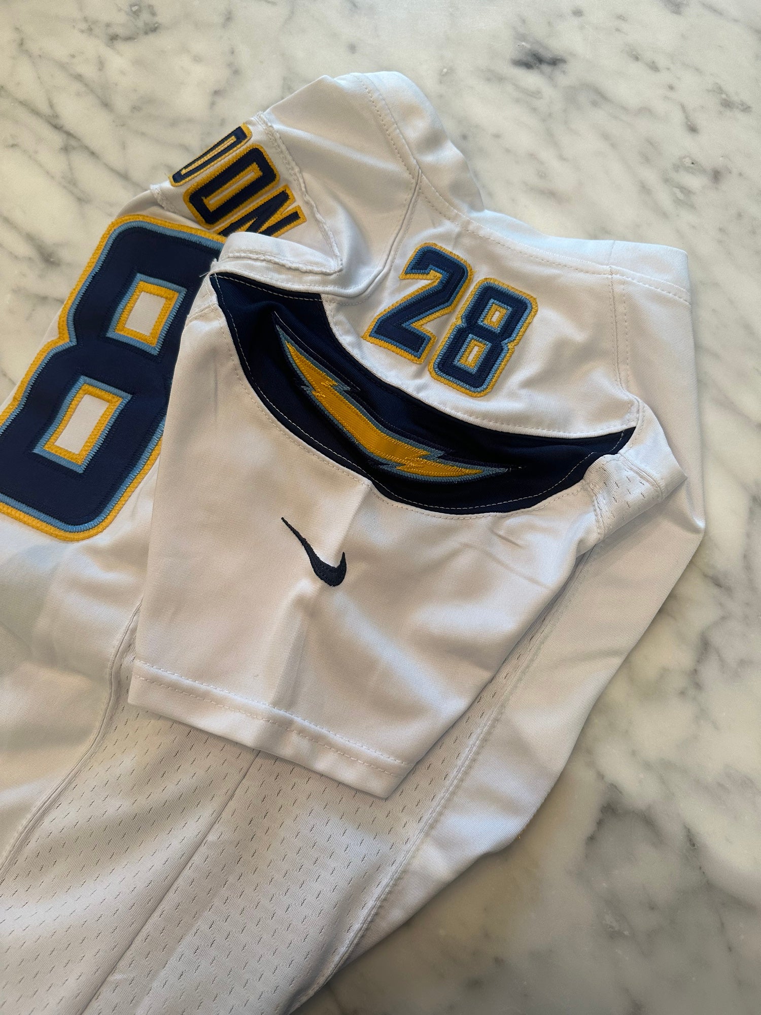 Chargers No25 Melvin Gordon White Vapor Limited City Edition Jersey