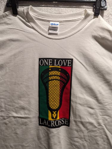 White New Adult Unisex Shirt - One Love - multiple sizes (read desc)