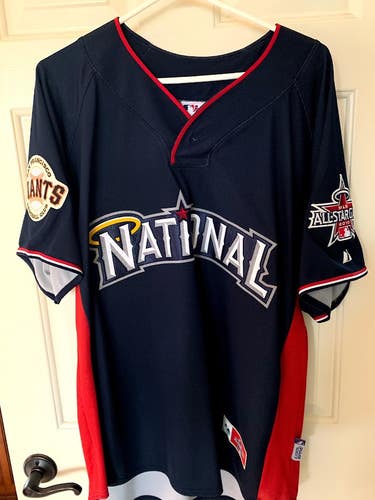 MLB 2010 All-Star Game National League #38 Brian Wilson Authentic Batting Practice Jersey
