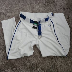 White Adult Men's New XL Nike Game Pants w/ belt