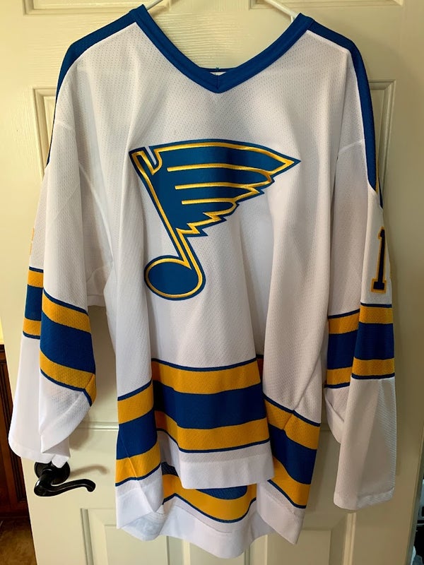 ANY NAME AND NUMBER ST. LOUIS BLUES HOME OR AWAY AUTHENTIC ADIDAS