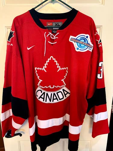 Team Canada 2004 World Cup of Hockey #3 Jay Bouwmeester Jersey
